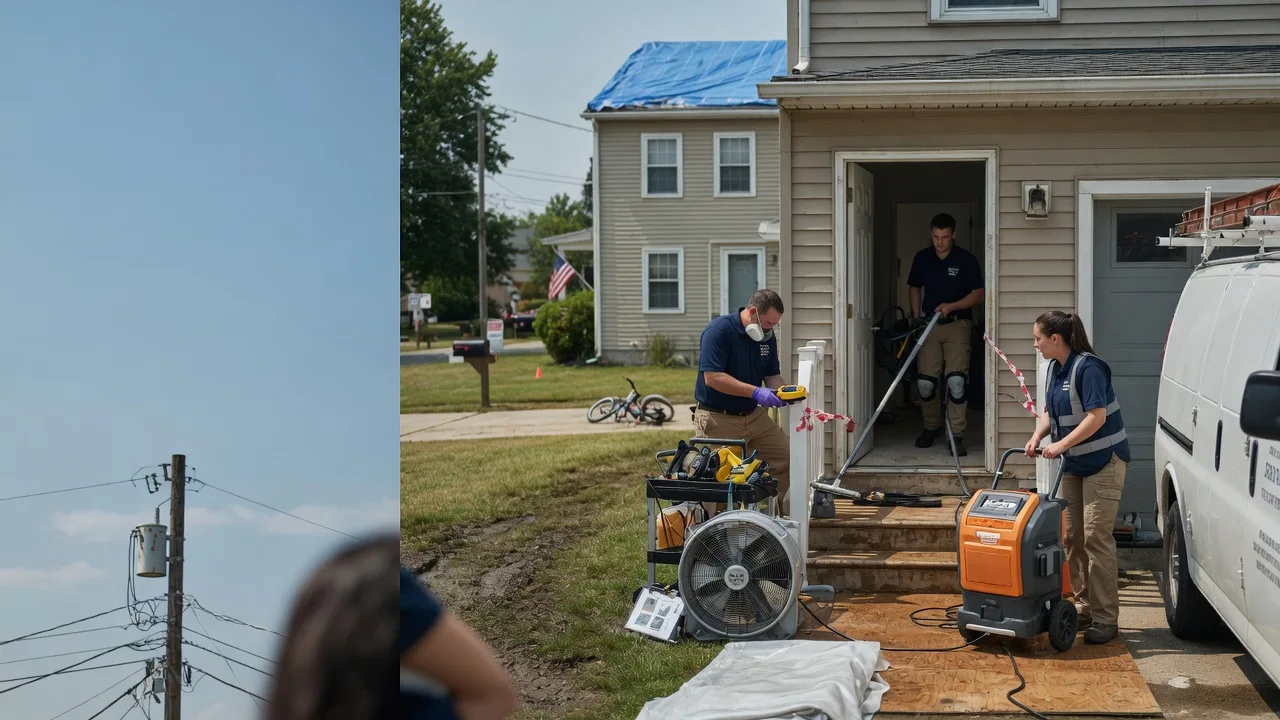 Water Damage Repair in Burlington, PA near me
